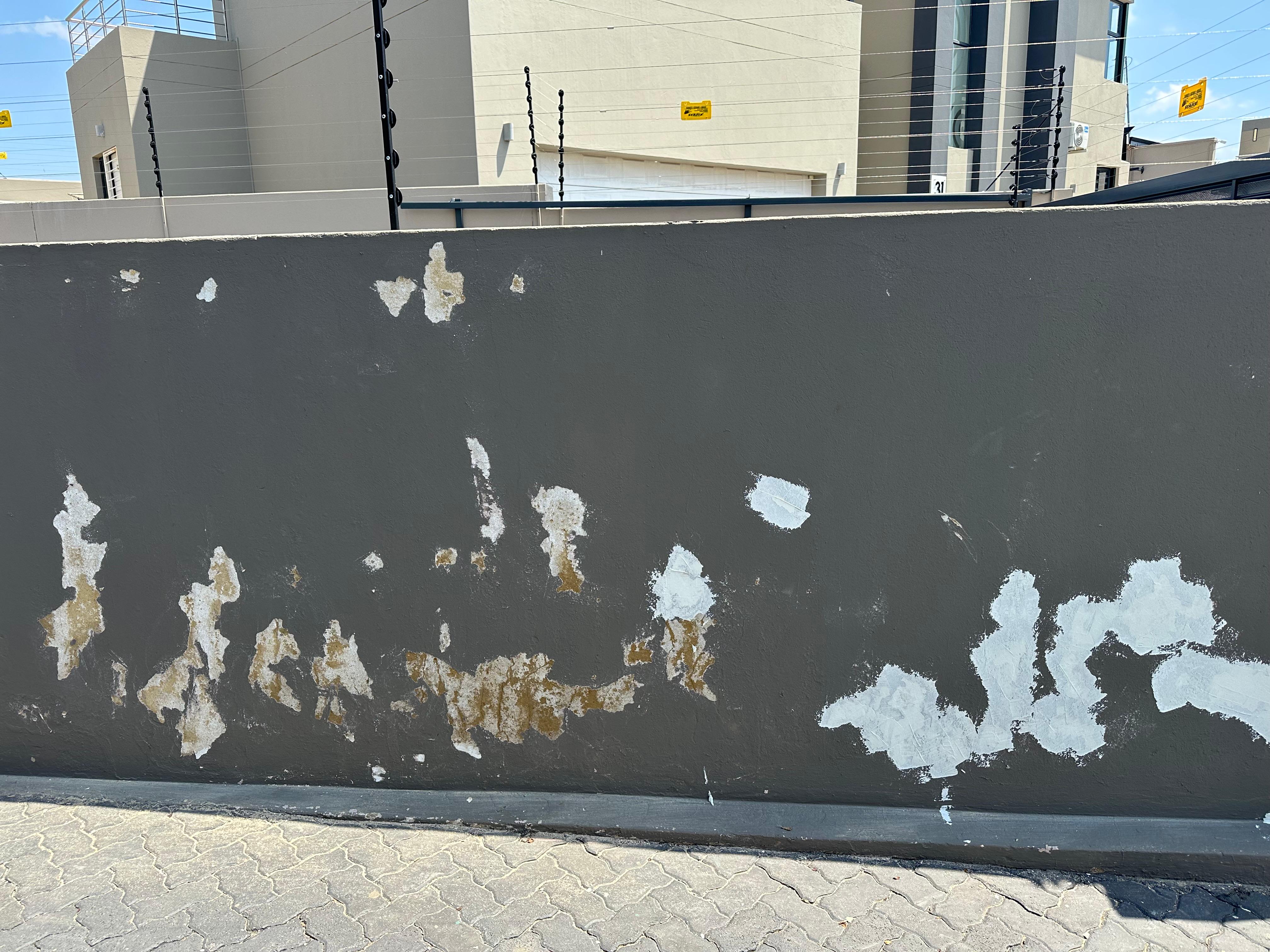 Damp proofing site photo from WhatsApp